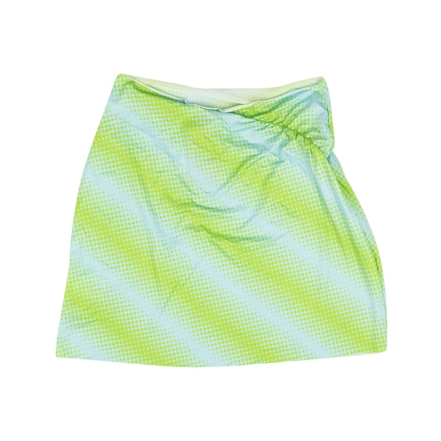 Maisie Wilen Ruched Miniskirt - Green/Blue