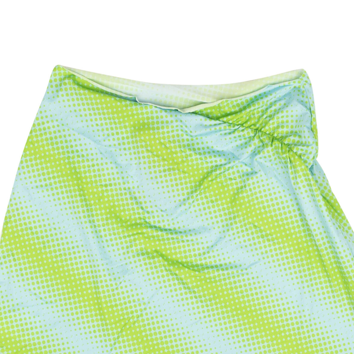 Maisie Wilen Ruched Miniskirt - Green/Blue