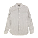 White And Black Striped Dress Shirt