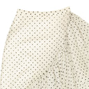 Rodarte Flocked Tulle Asmmetric Skirt - White/Black