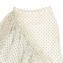 Rodarte Flocked Tulle Asmmetric Skirt - White/Black