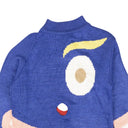 Survival Of The Fashionest Puzzle Pullover Sweater - Blue