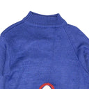 Survival Of The Fashionest Puzzle Pullover Sweater - Blue