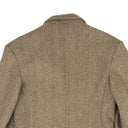 Brown Grey Tailored Feather Detail Jacket