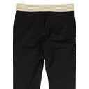 Black Spiritus Tailored Crochet Trousers