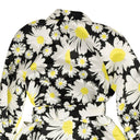 White Yellow And Black Shoulder Mac Coat