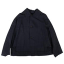 Marni Women's Navy Blue Collared Button Down Jacket