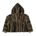 John Elliott Space Dye Poncho - Black/Multi