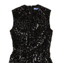Mugler Printed Mesh Fitted Long Sleeve Shirt - Yellow