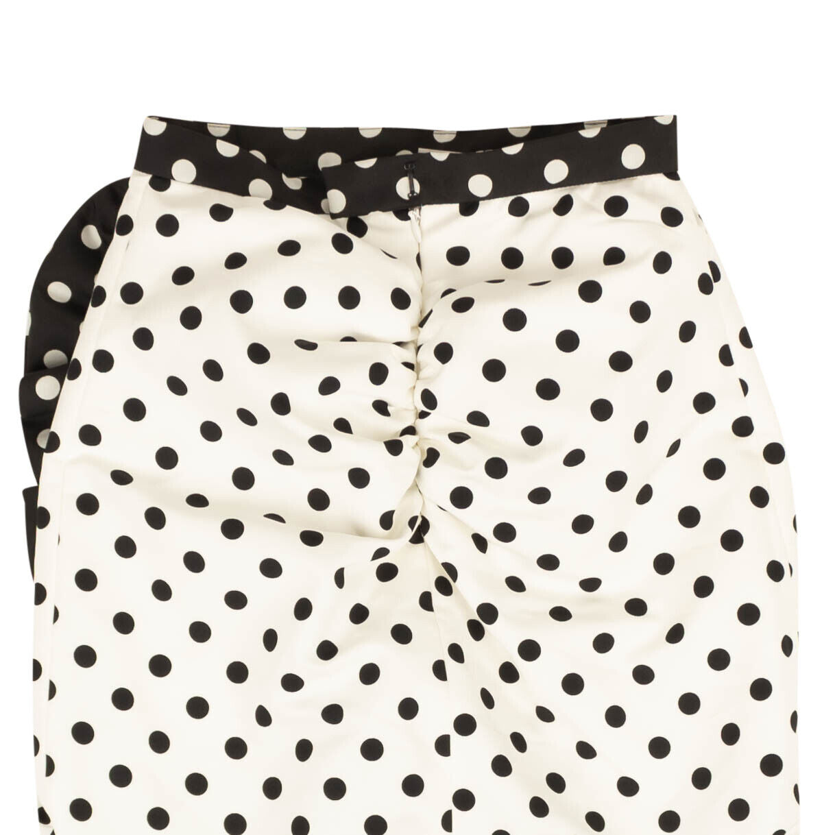 Rodarte Polka Dot Ruffle Skirt - White/Black