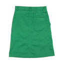 Green Straight Pencil Skirt