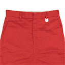 Red Straight Pencil Skirt