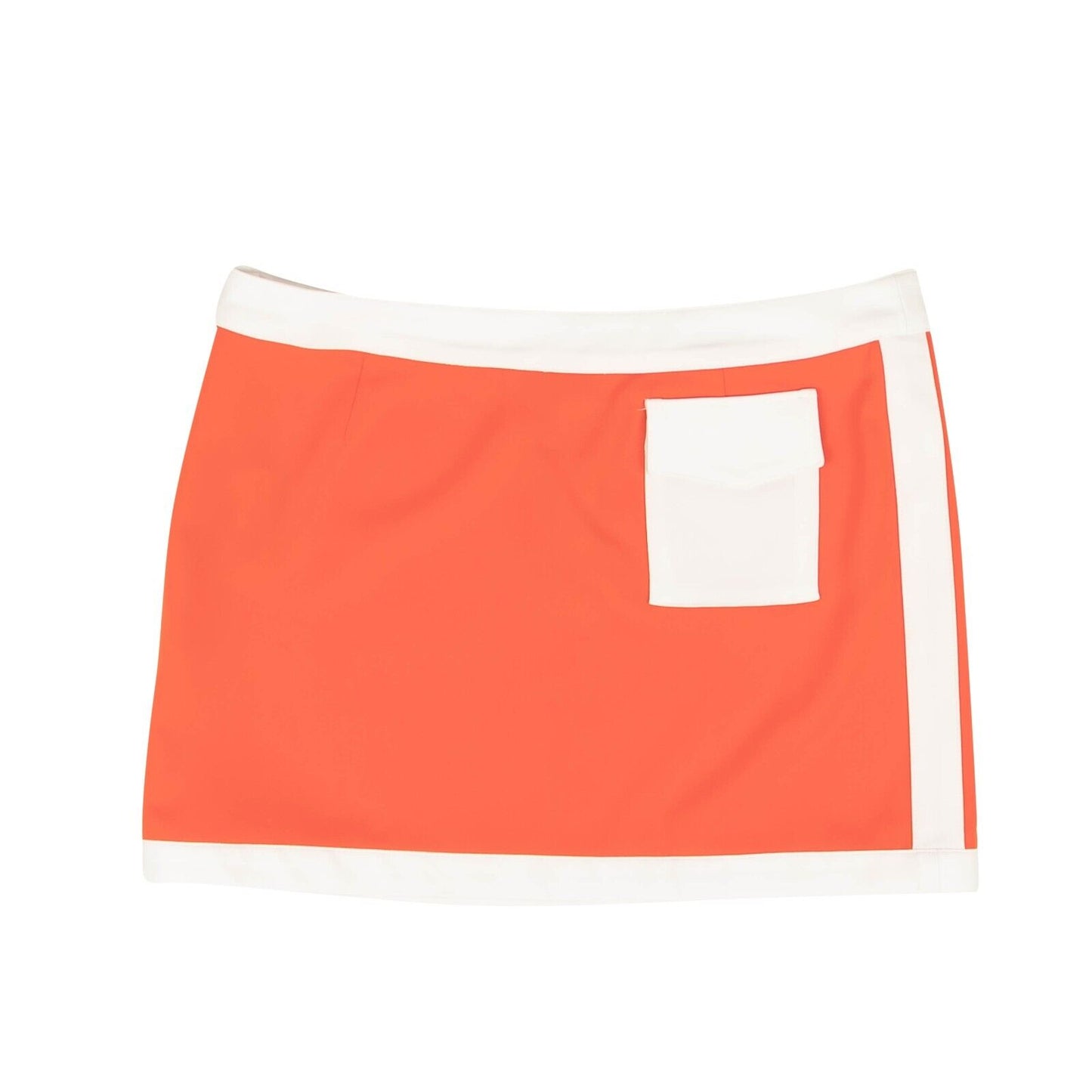 Anna Sui Polyester Mini Skirt - Orange/White