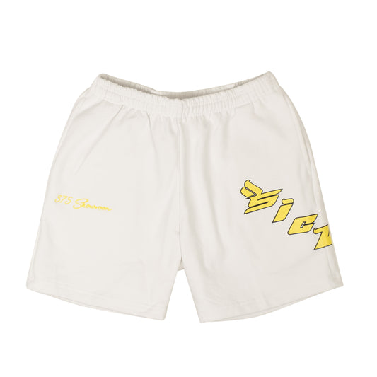 Sickö X 375 Shorts - White/Yellow