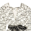 Rodarte Cloque Printed Jacket - White/Black