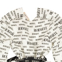 Rodarte Cloque Printed Jacket - White/Black