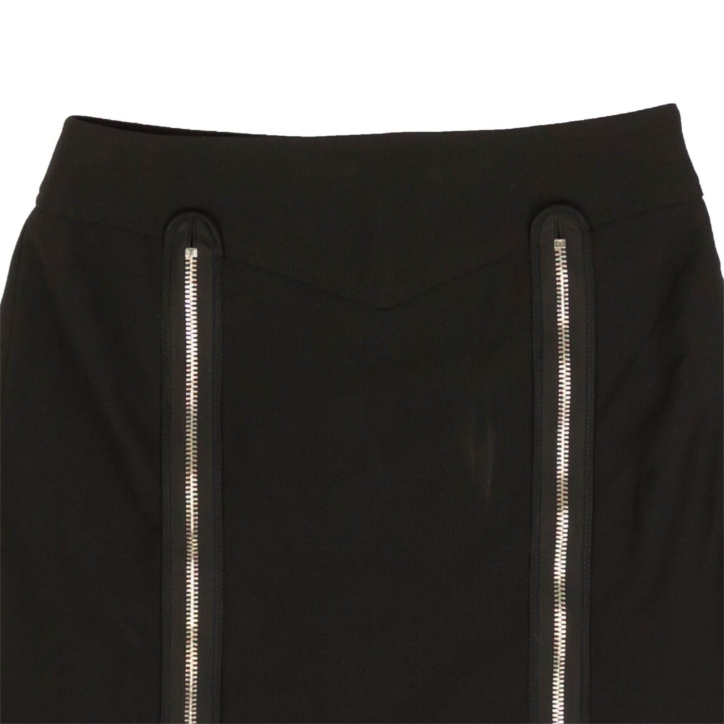 Palm Angels Zipper Pleat Miniskirt - Black