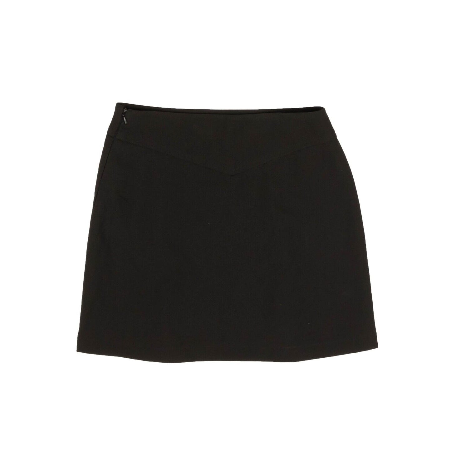 Palm Angels Zipper Pleat Miniskirt - Black