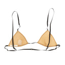 Nensi Dojaka Nude Silk Blend Triangle Bra - Nude