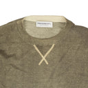 President'S Crewneck G.16 Wool Cashmere Hand Print - Olive