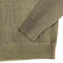 President'S Crewneck G.16 Wool Cashmere Hand Print - Olive