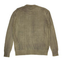 President'S Crewneck G.16 Wool Cashmere Hand Print - Olive