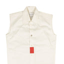 Xander Zhou Sleeveless Button Down Shirt - White