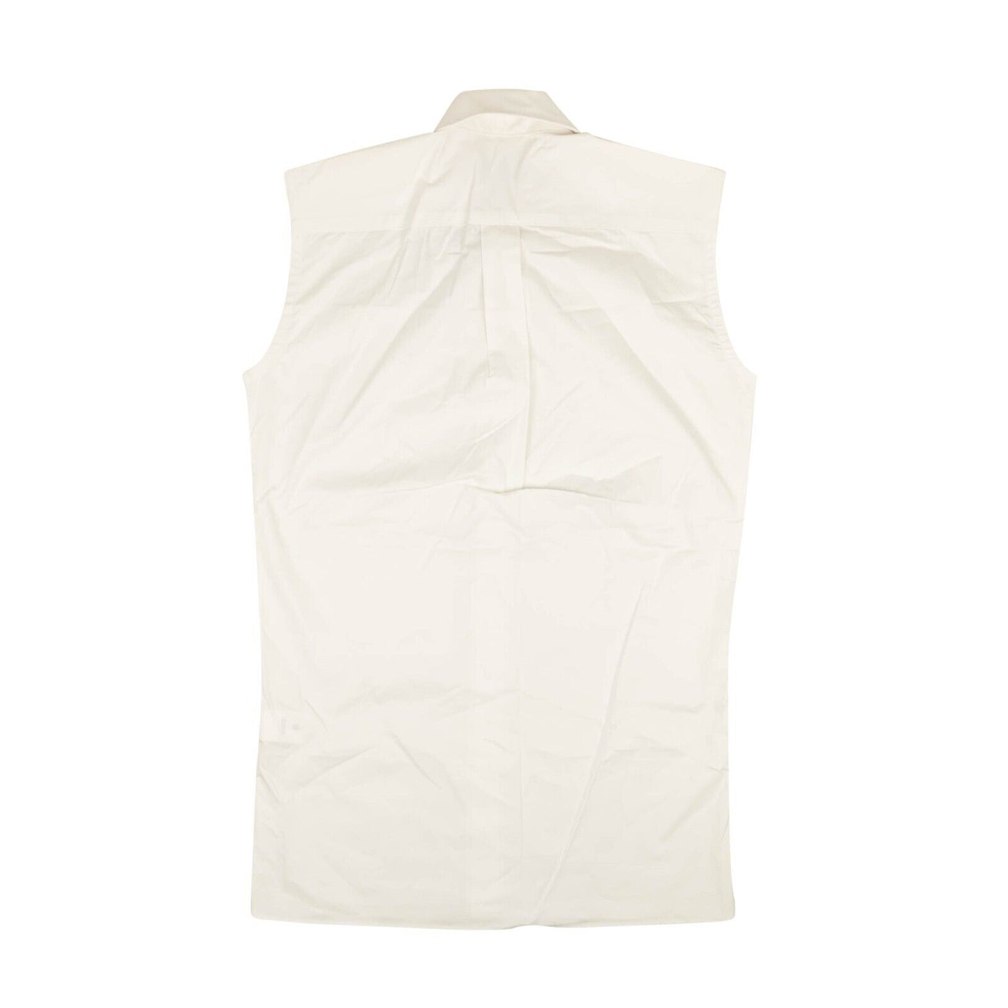 Xander Zhou Sleeveless Button Down Shirt - White