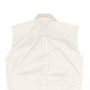 Xander Zhou Sleeveless Button Down Shirt - White