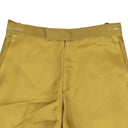 Bronze And Green Organza Silk Shorts