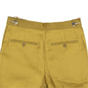 Bronze And Green Organza Silk Shorts