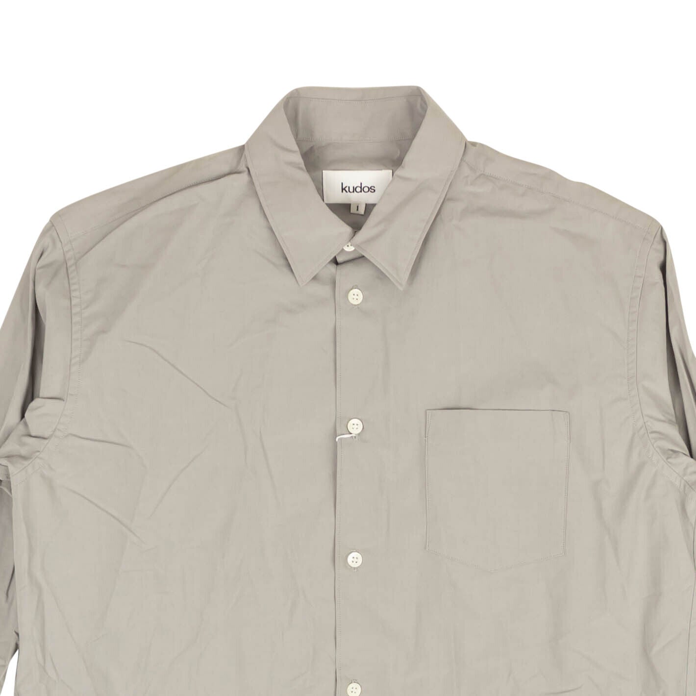 Kudos Double Opening Long Sleeve Shirt - Gray