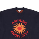 Opening Ceremony Sun Logo Collegiate Sweater - Navy