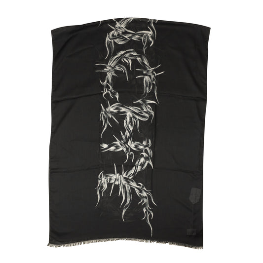 Givenchy Barbed Wire Scarf - Black