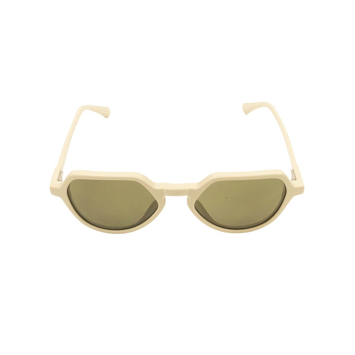 Dries Van Noten X Linda Farrow Vintage Sunglasses - Ivory/Khaki