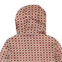 Marni Women's Beige And Red Nylon Zip-Up Checked Jacket