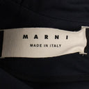 Marni Women's Navy Blue Collared Button Down Jacket