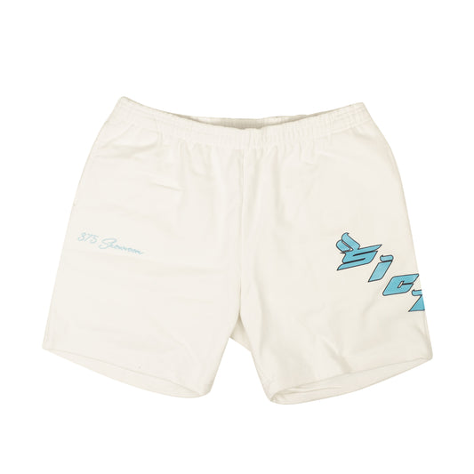 Sickö X 375 Shorts - White/Light Blue