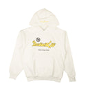 X 375 White And Yellow Logo Pullover Hoodie