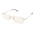 Cartier Rectangular Eyeglasses - Silver/Black