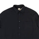 Name Snap Front Overshirt - Blue