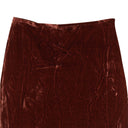 Our Legacy Velour Swift Skirt - Brick Red