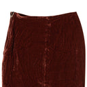 Our Legacy Velour Swift Skirt - Brick Red