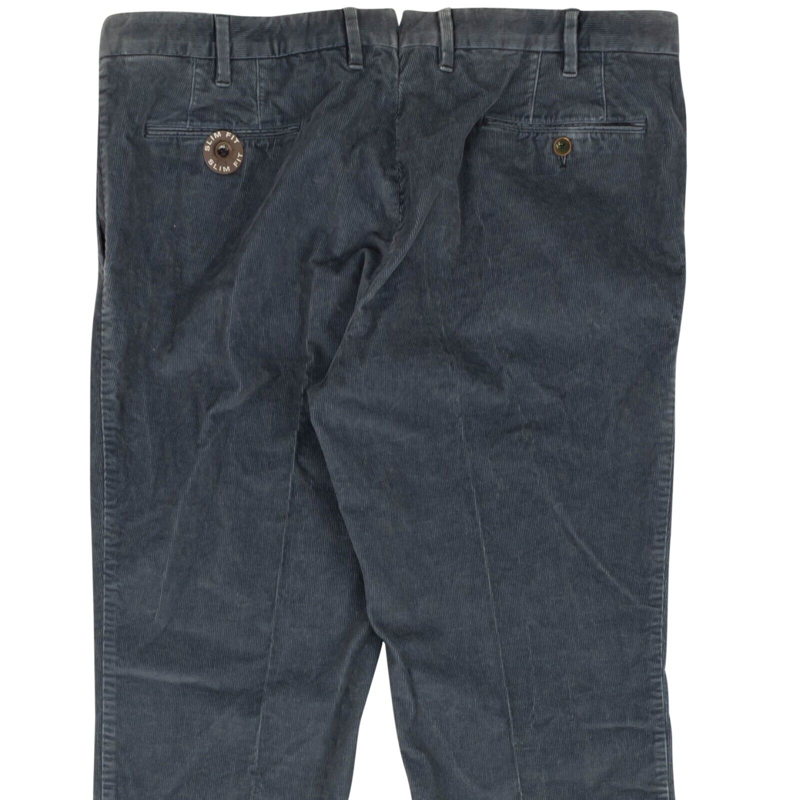 Pantaloni Torino Slim Fit Stretch Corduroy Pants - Blue