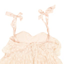 Rodarte Embroidered Tulle Bow Tiered Top - Light Pink