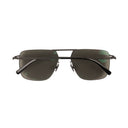 Reine Olga Olga Masao Square Wire Sunglasses - Black