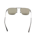 Reine Olga Olga Masao Square Wire Sunglasses - Black