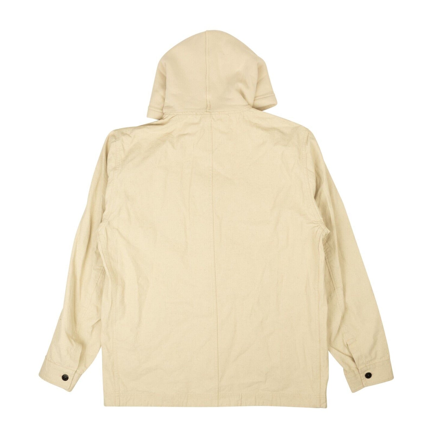 Stone Island Panama Placcato Hooded Jacket - Oatmeal