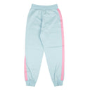 MOSCHINO COUTURE LIGHT BLUE SIDE STRIPE BUNNY PATCH PANTS