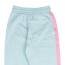 MOSCHINO COUTURE LIGHT BLUE SIDE STRIPE BUNNY PATCH PANTS